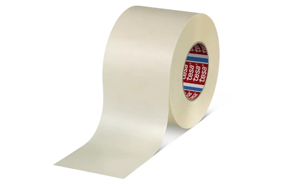 tesa Crêpe support papier lisse CHAMOIS 75 mm x 50 m