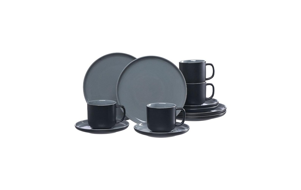 Ritzenhoff & Breker Service de café Jasper 12 pièces, noir