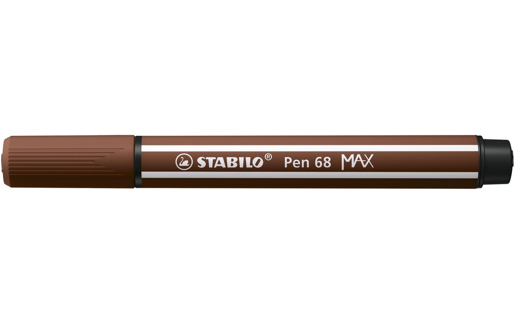 STABILO Crayon feutre Pen 68 MAX Marron, 5 pièces
