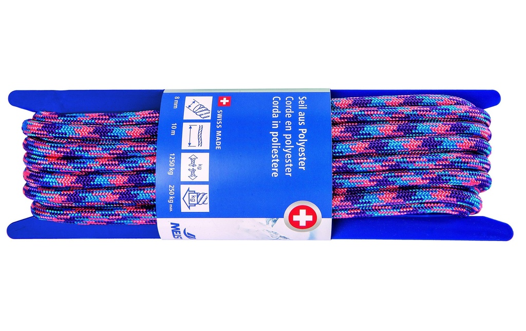 Meister Polyesterseil Ø 8 mm, 10 m, 1250 kg, Rose-Violet