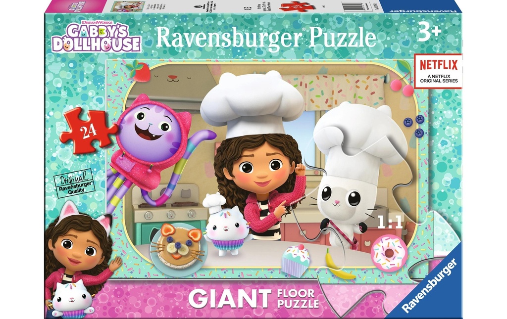 Ravensburger Puzzle géant Gabby's Dollhouse, 24 pièces