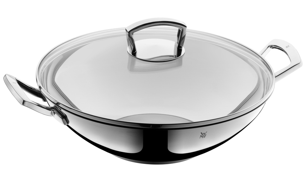 WMF Wok 36 cm, Argenté