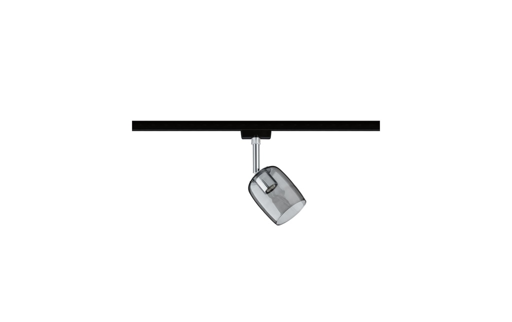 Paulmann Spot sur rail URail Blossom, 1 x G9, 10 W, Noir/Gris