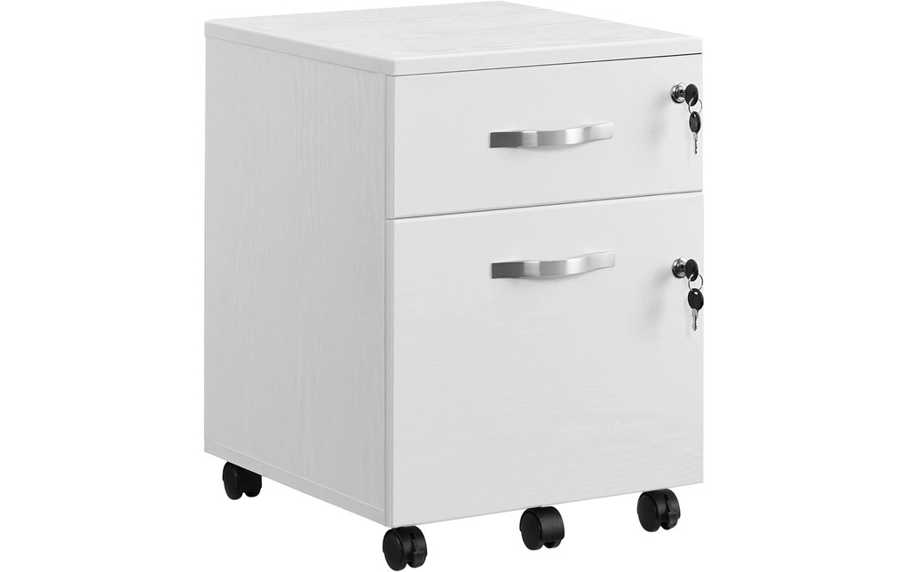 VASAGLE Armoire de classement avec deux tiroirs