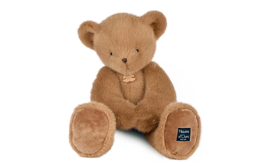 DouDou et compagnie Ours Clémentin 60 cm, caramel