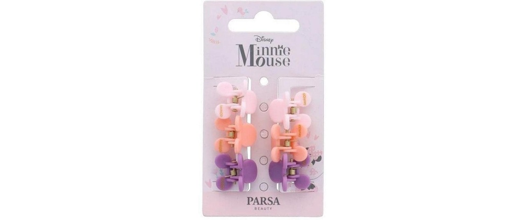 Parsa Beauty Mini pince à cheveux Mickey Mouse 6 pièces