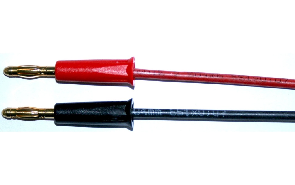 Muldental Câble de chargement 50 cm, 2.5 mm² Fiche banane de 4 mm, extrémités ouvertes