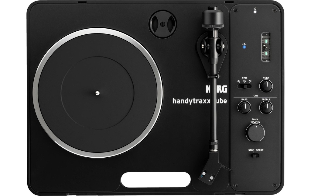 Korg Tourne-disque handytraxx tube Noir