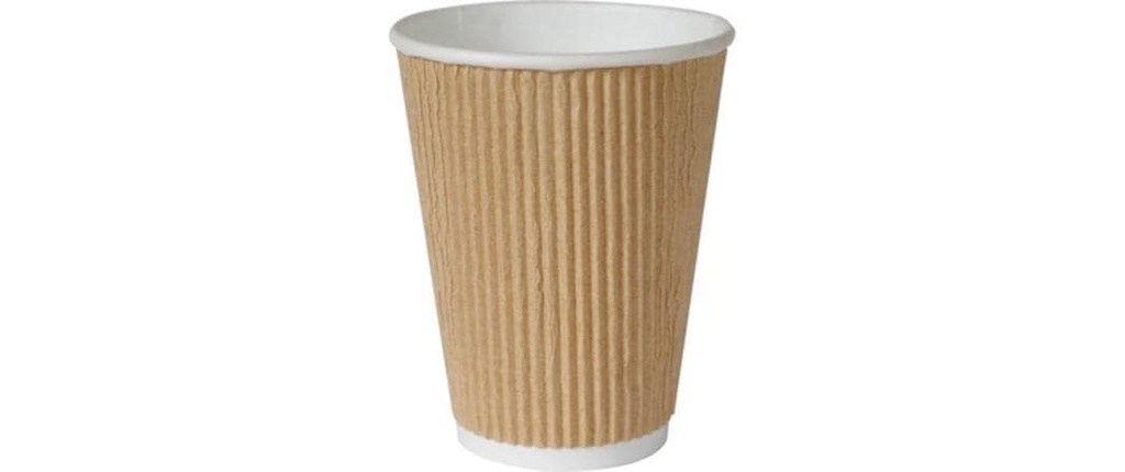 Duni Gobelets jetables Triple mur 47 cl Marron, 20 pièces