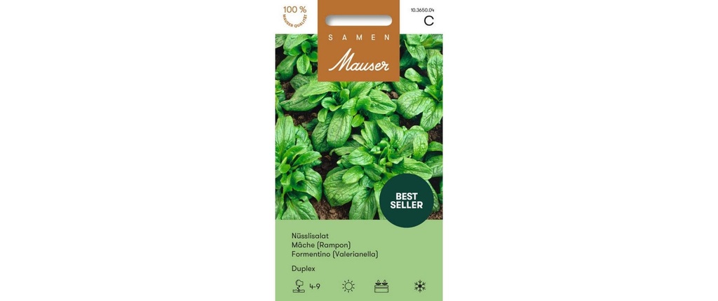 Samen Mauser Semence Salade de noix Duplex