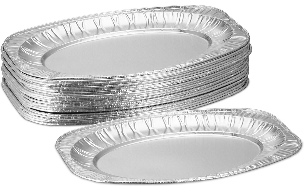 relaxdays Assiette de service jetable 25 Pièce/s