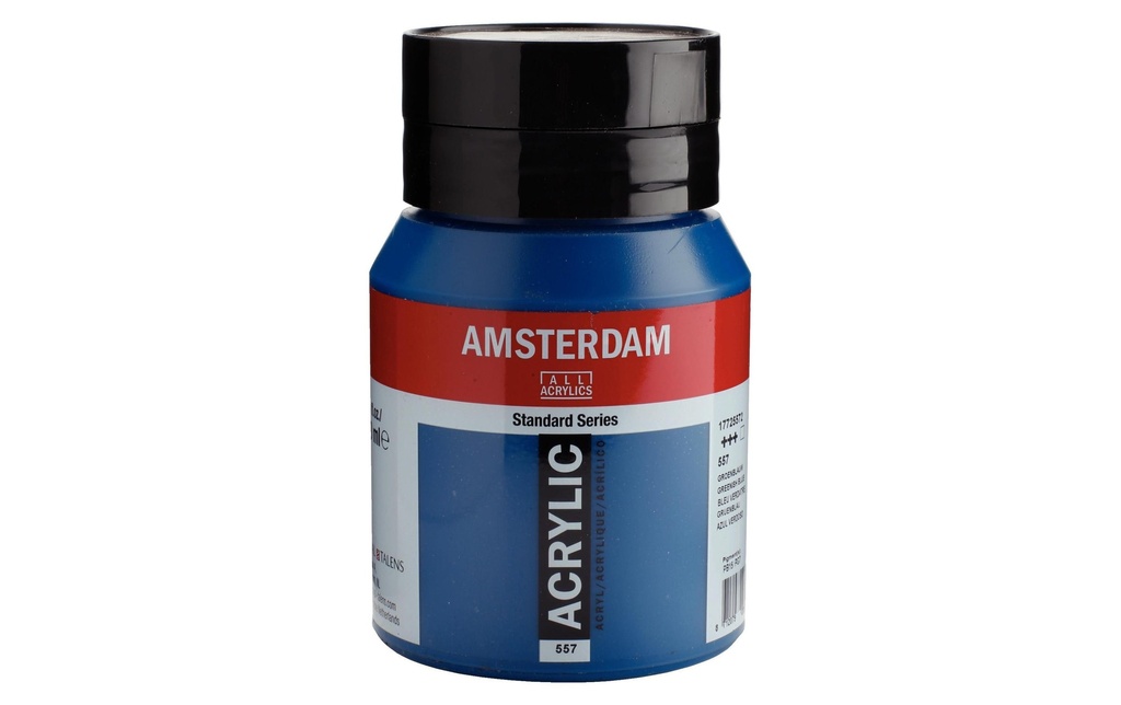 Amsterdam Peinture acrylique Standard 557 Bleu vert transparent, 500 ml