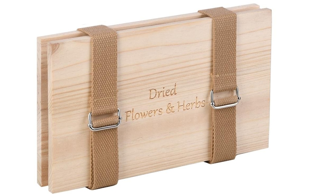 Esschert Design Presse à fleurs et à herbes avec rubans