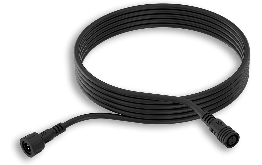Philips Rallonge basse tension 5 mètres, IP65, noir