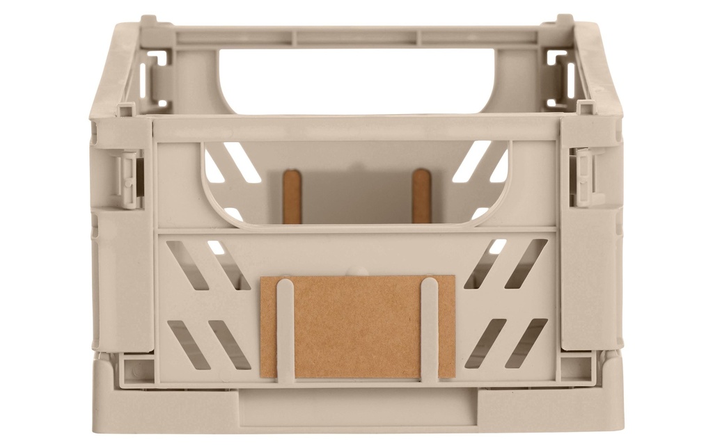 Schou Boîte pliante pack de 2 17 x 12.5 cm - Taupe