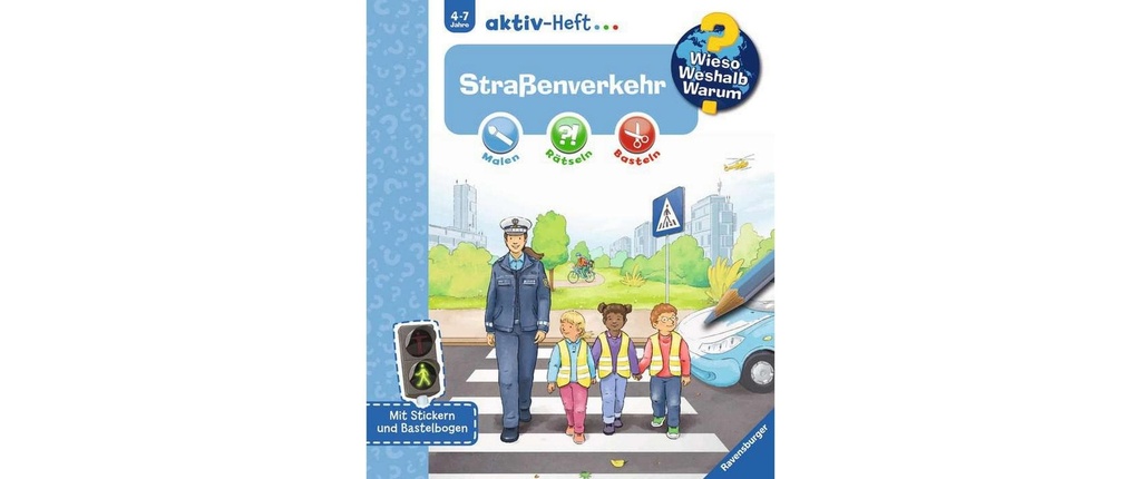 Ravensburger Livres pratiques pour enfants WWW aktiv-Heft: Strassenverkehr
