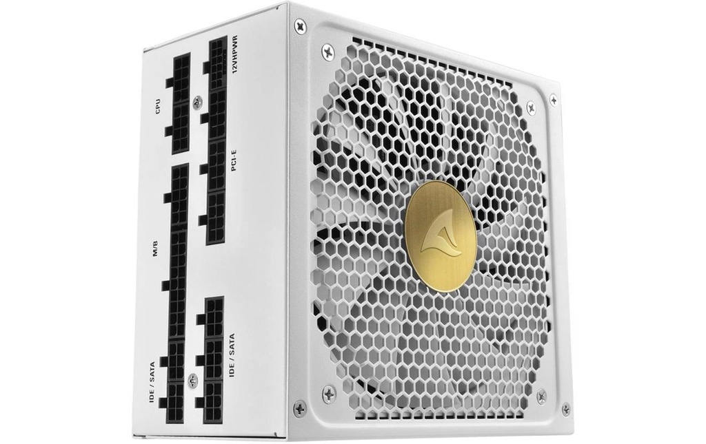 Sharkoon Bloc d’alimentation Rebel P30 Gold 1000 W, Blanc