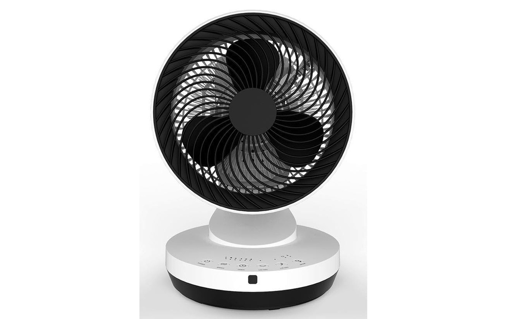 Stylies by Koenig Ventilateur de table Gemma Noir/Blanc