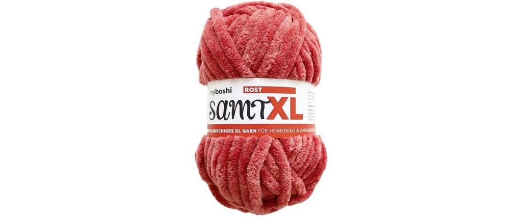 myBoshi Laine Velours chenille XL Grille, 100 g, 40 m