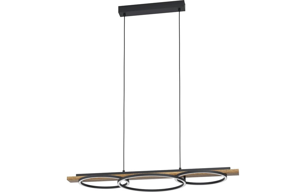 EGLO Leuchten Suspension à LED BOYAL LED 2 x 12.5W 3000K brun