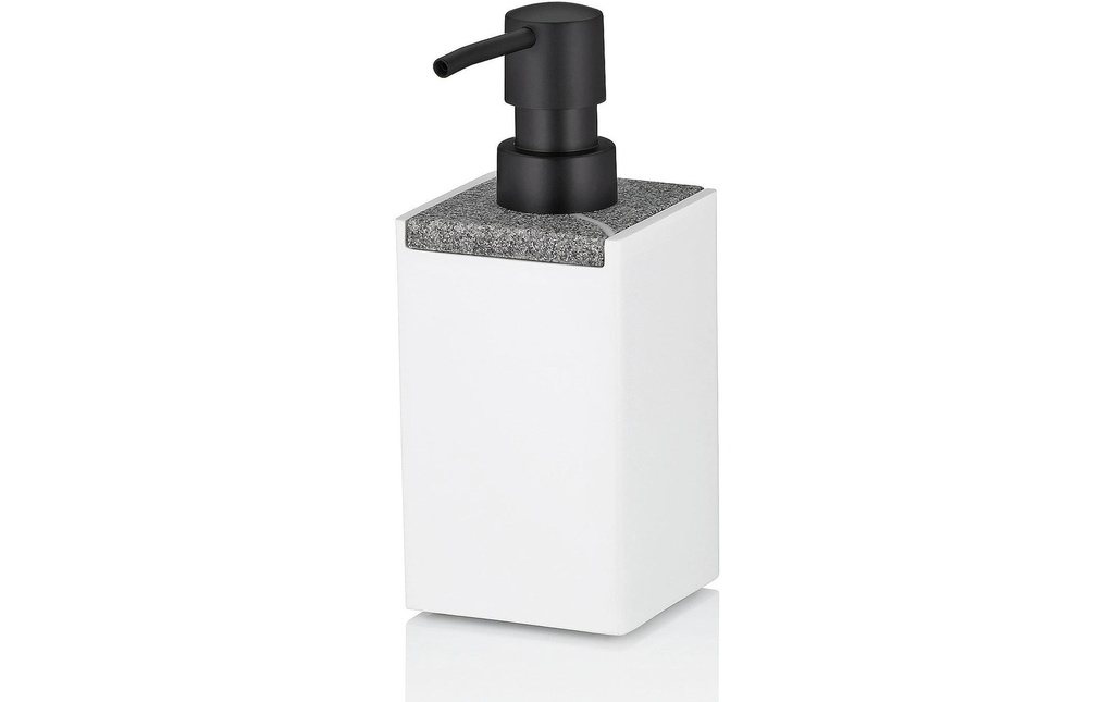 Kela Distributeur de savon Cube 300 ml, Blanc