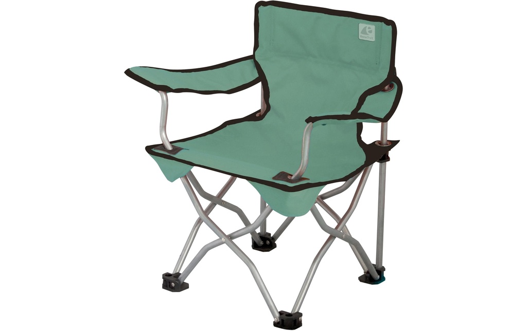 Eurotrail Chaise de camping Enfants Ardèche Vert mer