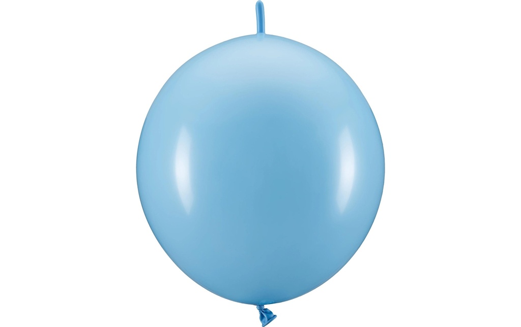 Partydeco Ballon de baudruche Bleu clair 33 cm, 20 pièces