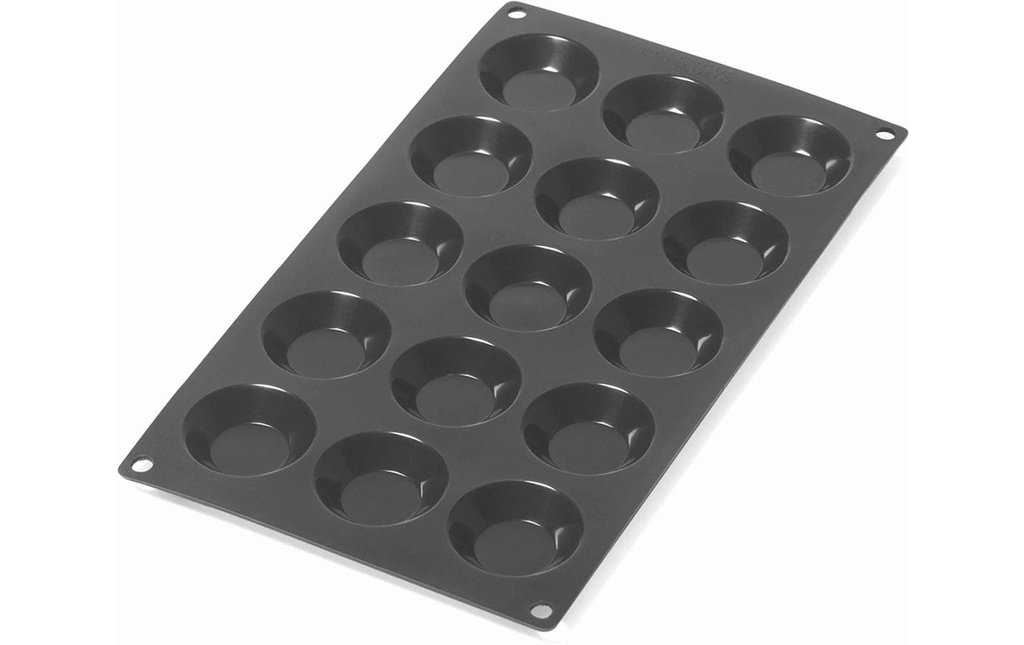 Lékué Boîte à tortelettes Silicone, Noir, 15 alvéoles