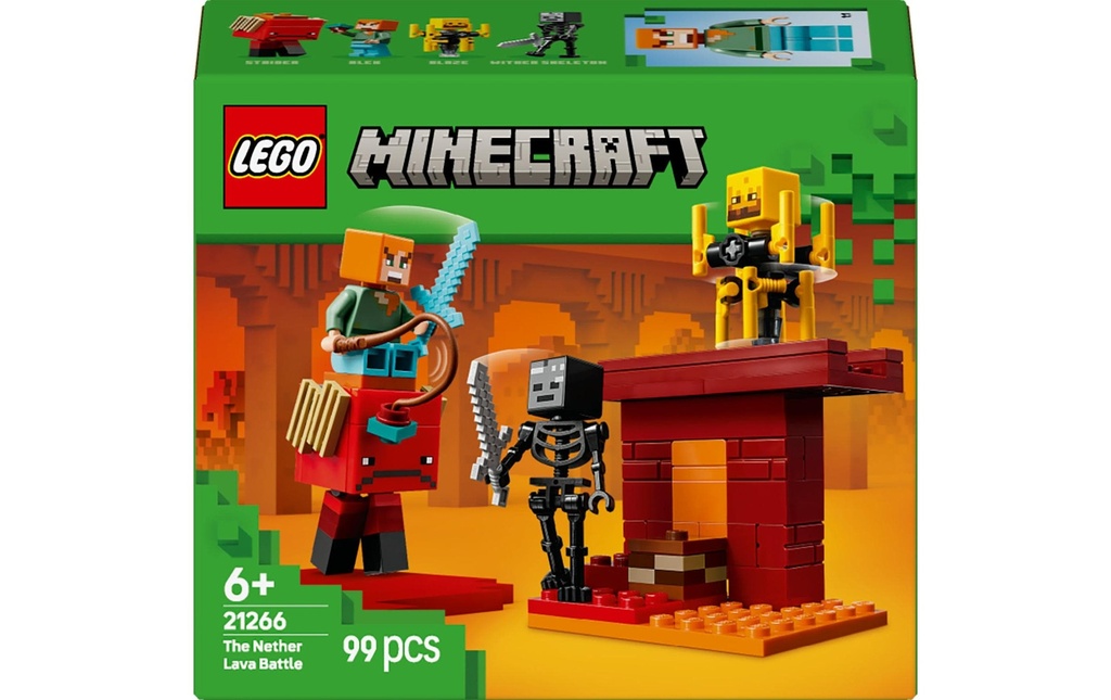 LEGO® Minecraft Le duel de lave dans le Nether 21266