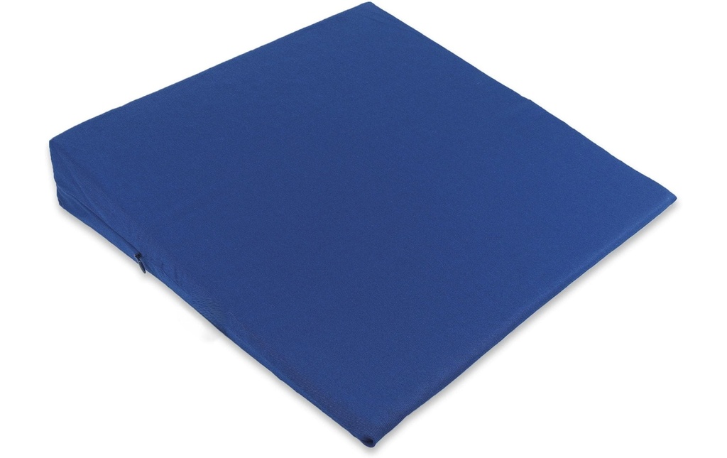 Empfi Coussin en biseau standard bleu, 38 x 38 cm 1/7 cm