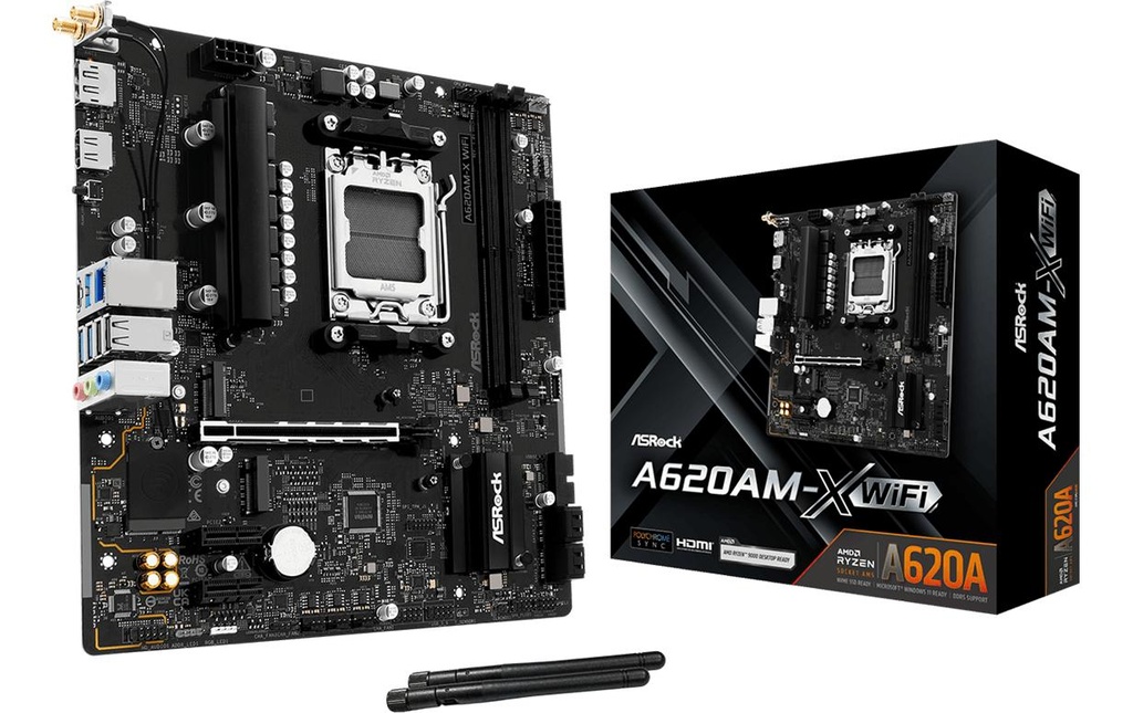 ASRock Carte mère A620AM-X WiFi