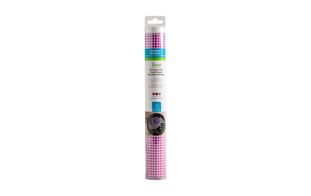 Cricut Film de vinyle Premium Mosaic Unicorn 30.5 x 30.5 cm, 4 Blatt