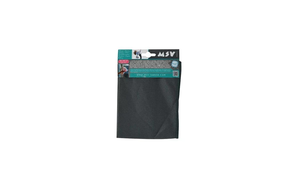 MSV Chiffon de nettoyage en microfibre Gris