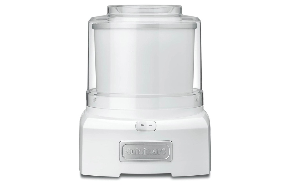 Cuisinart Machine à glace ICE21E 1.4 l, Blanc