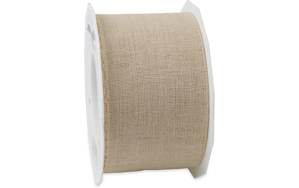 Pattberg Ruban textile Toile 60 mm x 15 m, Nature