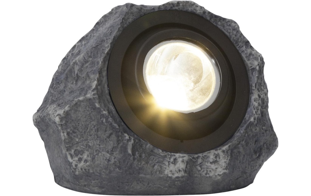 Star Trading Spot de jardin Solar Rocky Gris