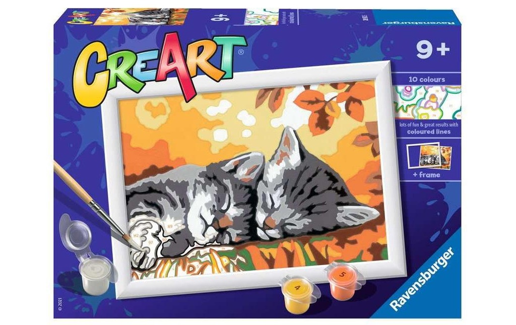 Ravensburger Kits de peinture CreArt: Autumn Kitties