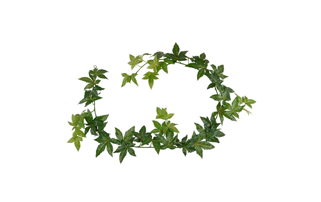 Botanic-Haus Plante artificielle Guirlande d'érable vert, 180 cm