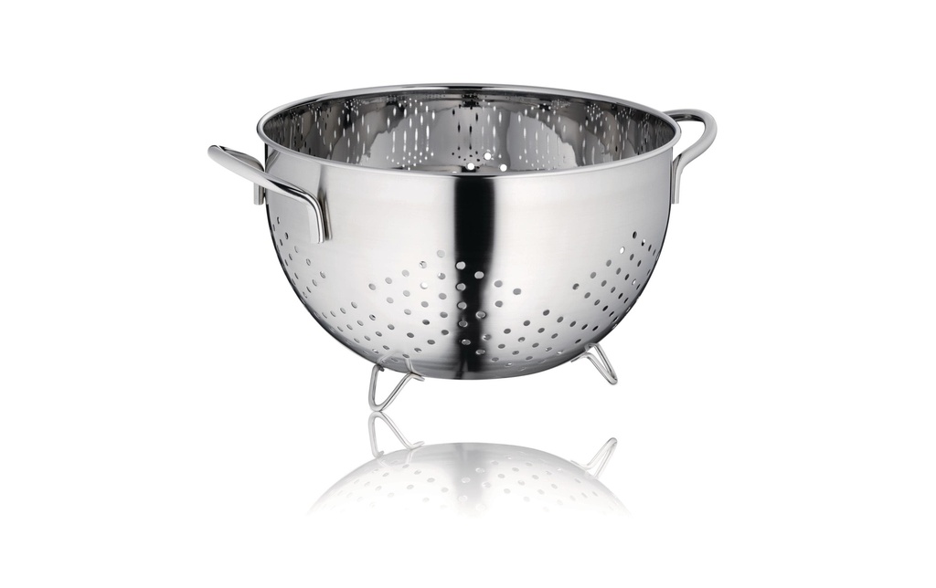 Kela Passoire Athos 24 cm, Argenté