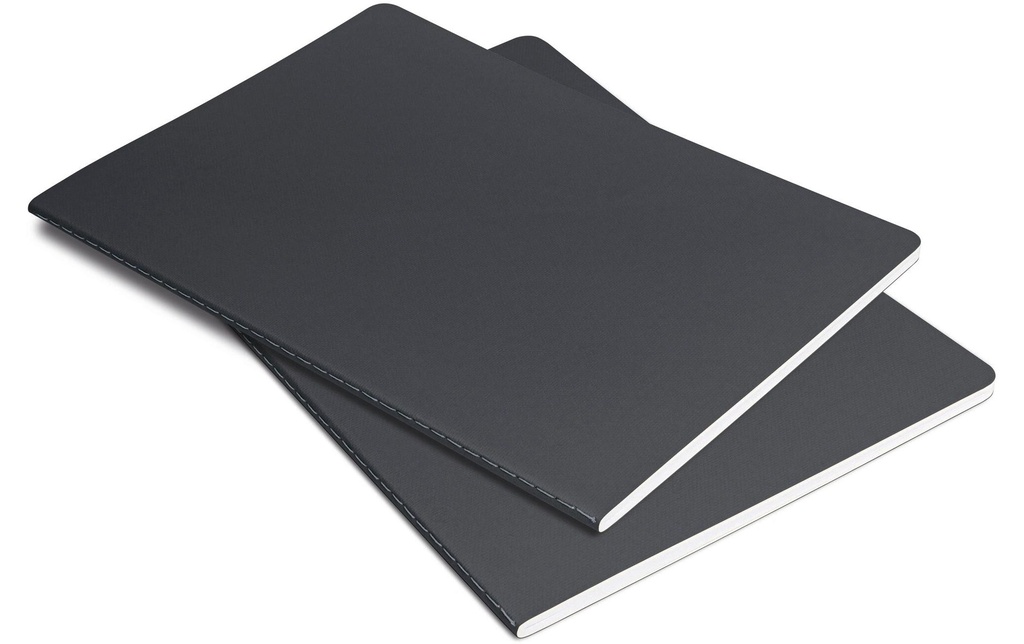 Sigel Bloc-notes Linescape NEO 2 pcs. A5, À lignes, Gris foncé