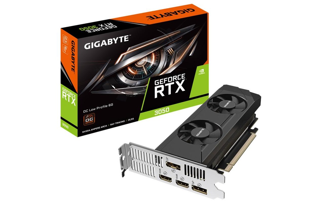 Gigabyte Carte graphique GeForce RTX 3050 OC Low Profile 6G