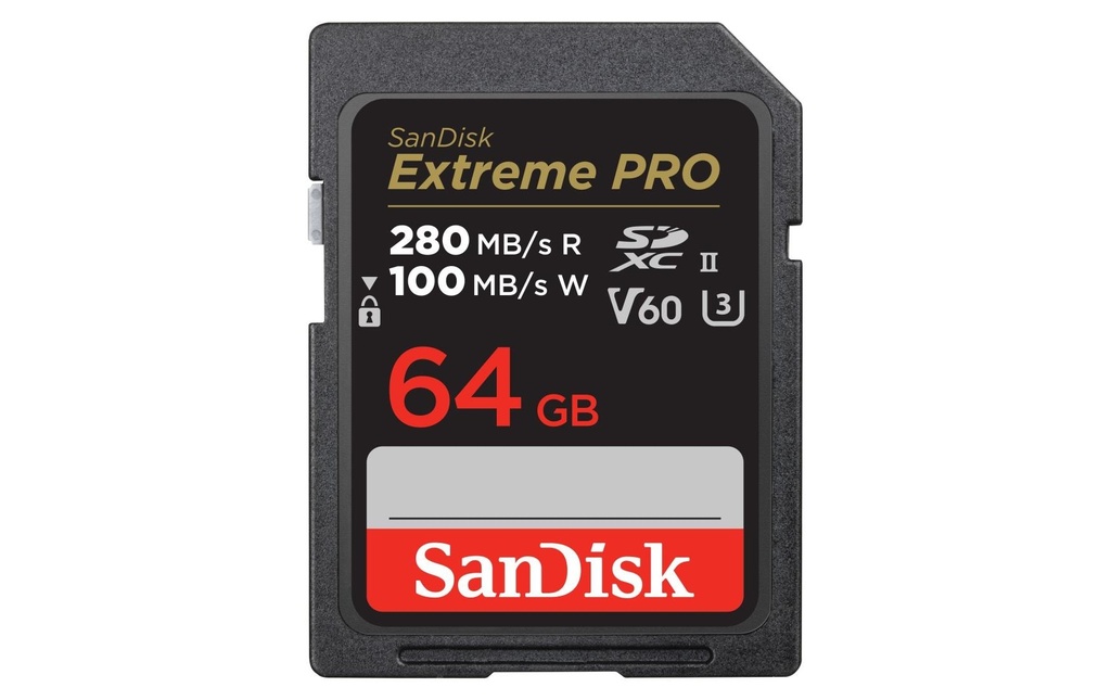 SanDisk Carte SDXC Extreme PRO UHS-II 64 GB
