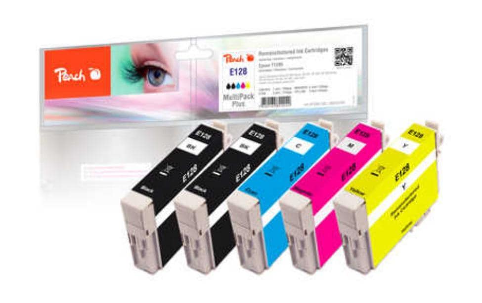 Peach Encre Epson T1285 2x BK, 1x C, 1x M, 1x Y