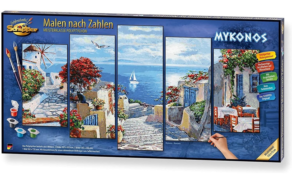 Schipper Peinture avec chiffres Mykonos