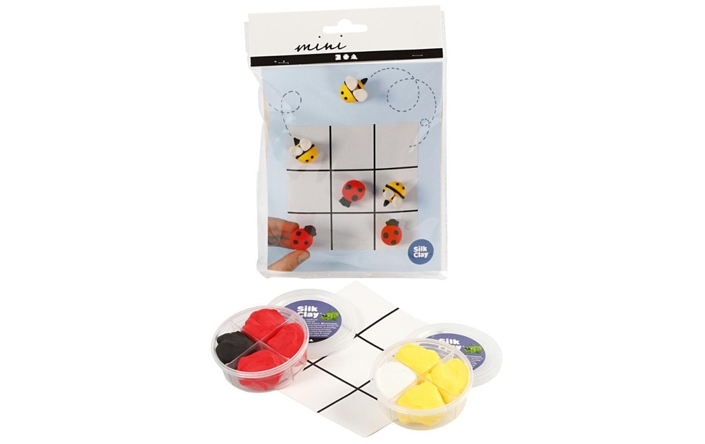 Creativ Company Set de modélisation Tic Tac Toe Modelage, 1 jeu