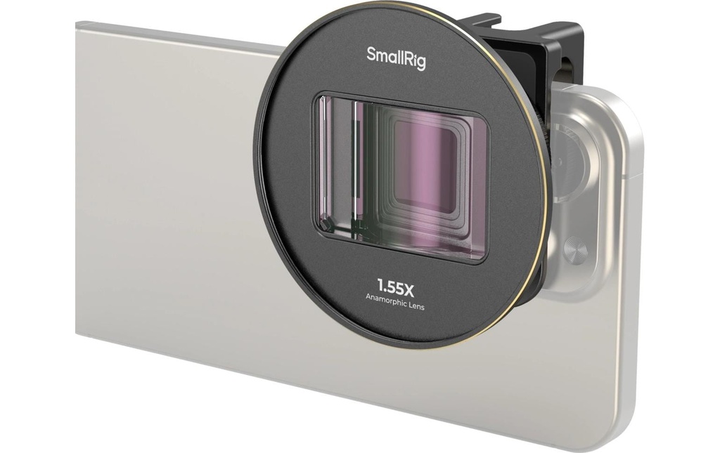 Smallrig Objectif anamorphique 1.55x pour téléphones portables (monture T)
