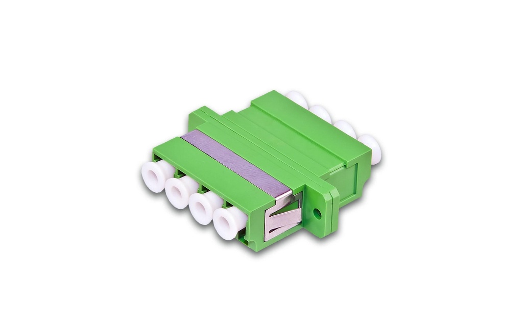 Lightwin Accouplement à fibre optique Singlemode LC/APC – LC/APC, OS2, 4 fibres