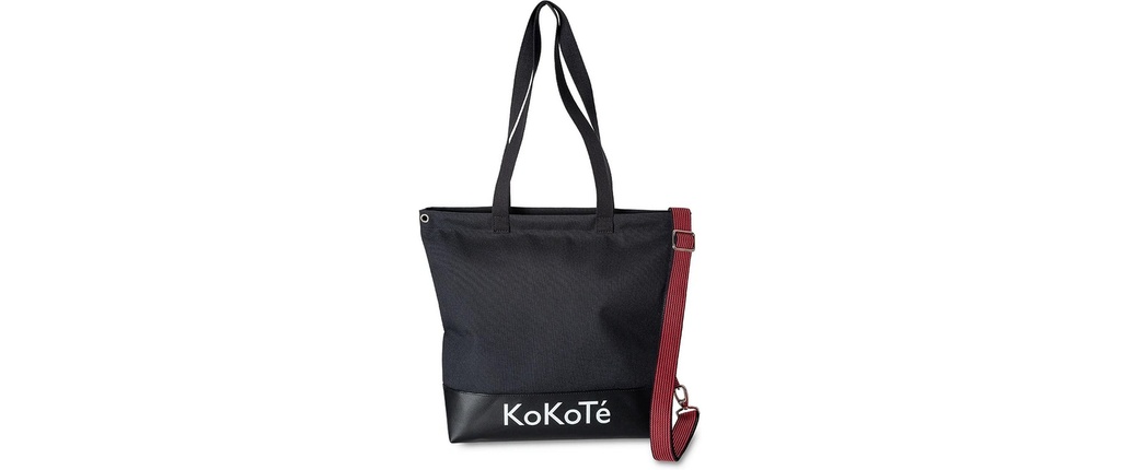 Kokoté Sac à provisions Poschti Quer, Noir