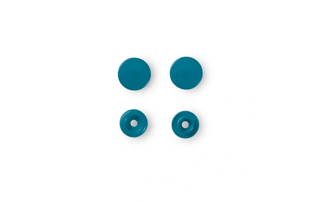 Prym Boutons poussoirs Boutons de couleur Gris, Ø 12,4 mm, 30 pièces