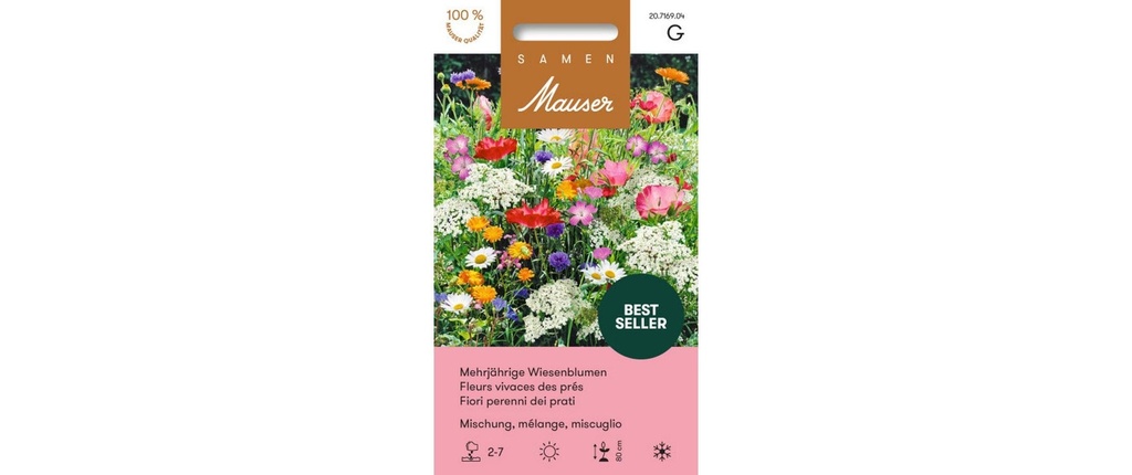 Samen Mauser Semence Mélange de fleurs vivaces des prairies